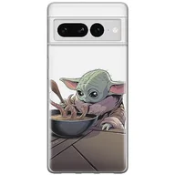 Etui i futerały do telefonów - ERT GROUP etui na telefon Google PIXEL 7 PRO, case oryginalny i oficjalnie licencjonowany przez Star Wars, wzór Baby Yoda 027, optymalnie dopasowane, plecki z TPU - miniaturka - grafika 1