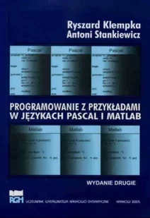 Programowanie z przykładami w językach Pascal i Matlab - Aplikacje biurowe - miniaturka - grafika 1
