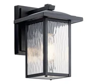 Lampy ogrodowe - Elstead Lighting Kichler KL-CAPPANNA-S-BKT -zewnętrzny naścien. lampa CAPPANNA 1xE27/60W/230V IP44 - miniaturka - grafika 1