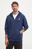 Bluzy męskie - New Balance bluza męska kolor granatowy z kapturem gładka MJ41501NNY - miniaturka - grafika 1