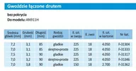 Akcesoria do elektronarzędzi - GWOŹDZIE SKRĘTNO-PROSTE 3.2*90MM 4.050SZT - miniaturka - grafika 1