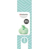 Worki na śmieci - Brabantia Worki do kompostownika biorozkładalne S 6l 10 szt. 419683 - miniaturka - grafika 1