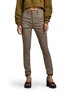 G-STAR RAW Damskie spodnie chinosy skinny, Brązowy (Deep Walnut D22892-c105-b743), 27W / 30L - Spodnie damskie - miniaturka - grafika 1