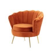 Fotele - Dekoria pl pl Fotel Audrey Caramel 80 x 80 x 75 cm 814-370 - miniaturka - grafika 1