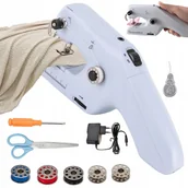 Maszyny do szycia - Ręczna Mini Elektryczna Maszyna Szycia Przenośna Nakręcanie Automatyczne - miniaturka - grafika 1