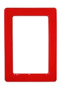 Ramki na zdjęcia - Magnetyczna ramka samoprzylepna rozm. 13.0x8.1cm - czerwona - miniaturka - grafika 1