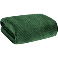 Narzuty - Euro Firany Narzuta 230 x 260 Euro Welurowa Wz. Sofia C. Zielony 1219818 - miniaturka - grafika 1