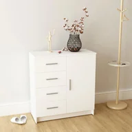 Kredensy - vidaXL Kredens, 79x35x88 cm, biały, płyta wiórowa - miniaturka - grafika 1