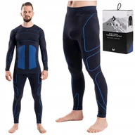 Spodnie narciarskie - Legginsy Termoaktywne Dopasowane Spodnie Bezszwowe Getry Thermo MORAJ L - miniaturka - grafika 1