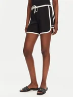 Spodenki damskie - Liu Jo Sport Szorty materiałowe TA5095 MS022 Czarny Regular Fit - miniaturka - grafika 1