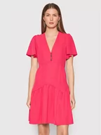 Sukienki - Rinascimento Sukienka koktajlowa CFC0107733003 Różowy Relaxed Fit - miniaturka - grafika 1
