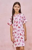 Piżamy dla dziewczynek - Taro Annabel 3173 146-158 L24 koszula nocna - miniaturka - grafika 1