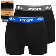 Majtki męskie - UMBRO Bokserki Męskie 2 sztuki 0197 Rozmiar L - miniaturka - grafika 1