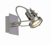 Lampy ścienne - Fiji - kinkiet 1 płomienny satyna 823711-07 - miniaturka - grafika 1