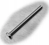 Śruby i nakrętki - M4x50 ŚRUBA SZEŚCIOKĄTNA NIERDZEWNA A2 933 (10) - miniaturka - grafika 1