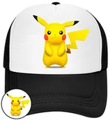 Czapki i chusty sportowe męskie - CZAPKA Z DASZKIEM POKEMON PIKACHU DLA DZIECI SIATKA - miniaturka - grafika 1