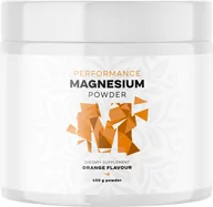 Produkty specjalne dla sportowców - BrainMax Performance Magnesium Powder Pomarańcza (bisglicynian magnezu), nowa mniej słodka wersja, 450 g - miniaturka - grafika 1