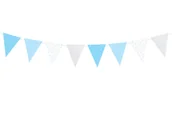 Baby shower i roczek - Party Deco Baner flagi niebieski na roczek 1st birthday - 1,3 m FLG7-011J - miniaturka - grafika 1