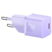 Ładowarki do telefonów - Baseus GaN5 mini 20W EU (purple) - miniaturka - grafika 1