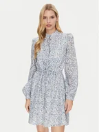 Sukienki - Guess Sukienka koktajlowa W5GK07 WH4K2 Kolorowy Regular Fit - miniaturka - grafika 1