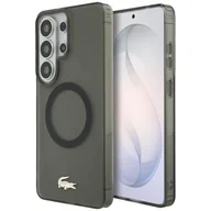 Etui i futerały do telefonów - Etui LACOSTE Shockproof Frosted Gold Logo MagSafe do Samsung Galaxy S26 Ultra Czarny - miniaturka - grafika 1