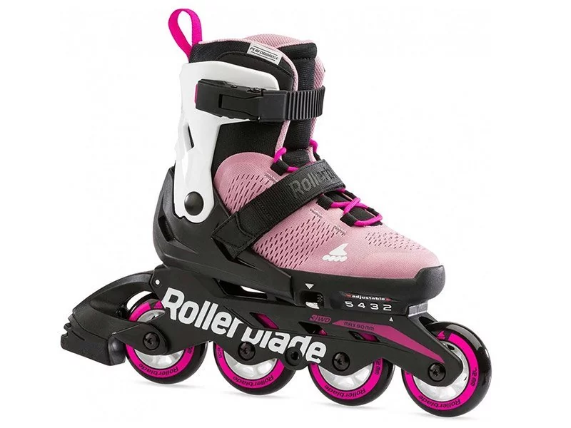 Rolki fitness dziecięce Rollerblade Microblade G Pink White 2022