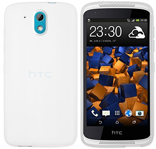 mumbi Etui kompatybilne z HTC Desire 526G etui na telefon komórkowy, przezroczyste białe
