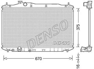 Chłodnica, układ chłodzenia silnika Denso DRM40040 - Układ chłodzenia - akcesoria - miniaturka - grafika 1