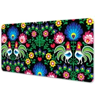 Podkładki na biurko - Duża podkładka ochronna na biurko Sztuka ludowa 100x50 cm - miniaturka - grafika 1