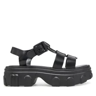 Sandały damskie - Sandały Melissa Melissa Ella Ad 35791 Czarny - miniaturka - grafika 1