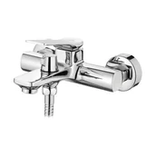 Baterie wannowe i prysznicowe - Invena Bateria wannowa Neri chrom BW-01-001-L - miniaturka - grafika 1