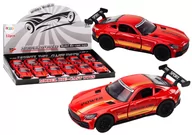 Samochody i pojazdy dla dzieci - Auto Sportowe Samochód 1:32 Figurka Czerwona Spojler Metal - miniaturka - grafika 1