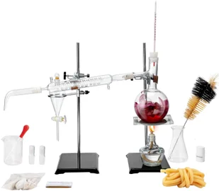 Zestaw szkła laboratoryjnego do destylacji olejki eteryczne 500 ml - Inne akcesoria studyjne - miniaturka - grafika 1