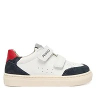 Buty dla chłopców - Sneakersy Primigi 1408133 M Biały - miniaturka - grafika 1