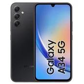 Telefony komórkowe - Samsung Galaxy A34 5G 6GB/128GB Dual Sim Czarny - miniaturka - grafika 1