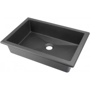DEANTE CQR TU5U CORREO Umywalka granitowa podblatowa/wpuszczana - 50x35cm Antracyt metalik - Umywalki - miniaturka - grafika 1
