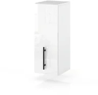 Szafki kuchenne - szafka kuchenna wisząca modułowa pojemna uchwyty 30cm spremium biały połysk - miniaturka - grafika 1