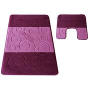 Dywaniki łazienkowe - Komplet fioletowych dywaników łazienkowych - Lapo - miniaturka - grafika 1