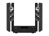 Zestawy stereo - Rotel RA-1572 MK II (czarny) + 704 S2 (czarny) - miniaturka - grafika 1