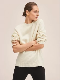 Swetry damskie - Mango Sweter Jorge 27911163 Beżowy Oversize - grafika 1