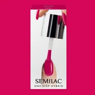 Lakiery hybrydowe - Semilac Semilac One Step Hybrid lakier hybrydowy 5ml S685 Pink Purple - miniaturka - grafika 1