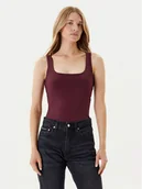 Koszulki i topy damskie - Vero Moda Top Million 10305800 Fioletowy Regular Fit - miniaturka - grafika 1
