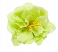 Sztuczne kwiaty - PIWONIA MYDLANA kwiaty z mydła płatki ZIELONA do bukietu box stroik prezent - miniaturka - grafika 1
