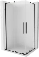 Kabiny prysznicowe - Mexen Velar L Duo kabina prysznicowa rozsuwana 100x90 cm, szron, czarna - 871-100-090-02-33-70 - miniaturka - grafika 1