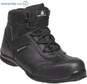 Obuwie robocze - DELTAPLUS SUPERVISER S3 SRC TRZEWIKI ZE SKÓRY, PODESZWA Z PU JEDNOLITEJ GĘSTOŚCI (CZARNY, 39) - miniaturka - grafika 1