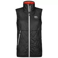 Kurtki i kamizelki sportowe damskie - Kamizelka damska Ortovox Swisswool Piz Vial Vest W Rozmiar: L / Kolor: czarny - miniaturka - grafika 1