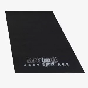 Christopeit dł. 200 X szer. 100 X wys. 0,3 cm mata ochronna na podłogę, czarna, M 1400 - Maty do ćwiczeń - miniaturka - grafika 1