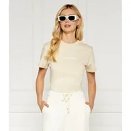 Koszulki i topy damskie - Calvin Klein T-shirt HERO LOGO | Regular Fit - miniaturka - grafika 1