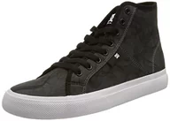 Koszulki męskie - DC Shoes Męskie buty typu sneakers Manual-High-top Shoes for Men, ciemnoszary, 44 EU - miniaturka - grafika 1