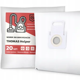 20x Worek do Odkurzacza Thomas Helper Syntetyczny Torba Worki Filtracyjn G9 - Worki do odkurzaczy - miniaturka - grafika 1